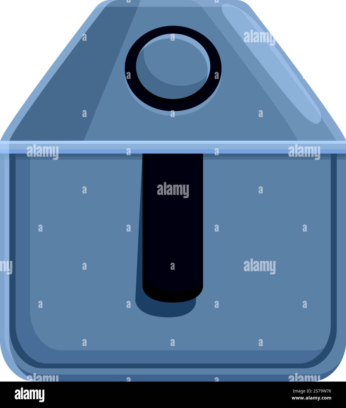 Restaurant air fryer icon cartoon vector. Cook food. Cooking machine ...