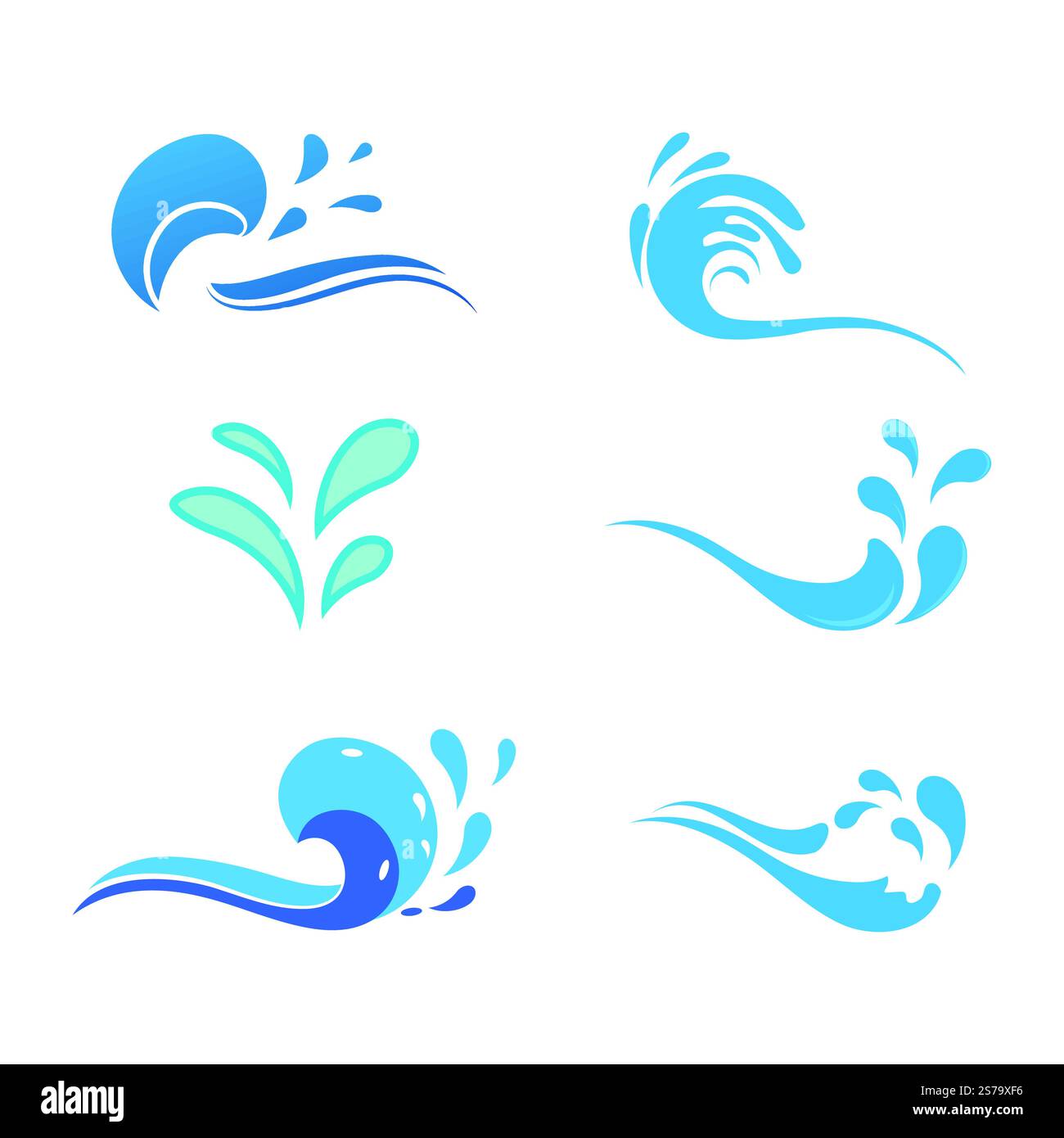 Water wave Logo vector and symbol Template Stock Vector Image & Art - Alamy