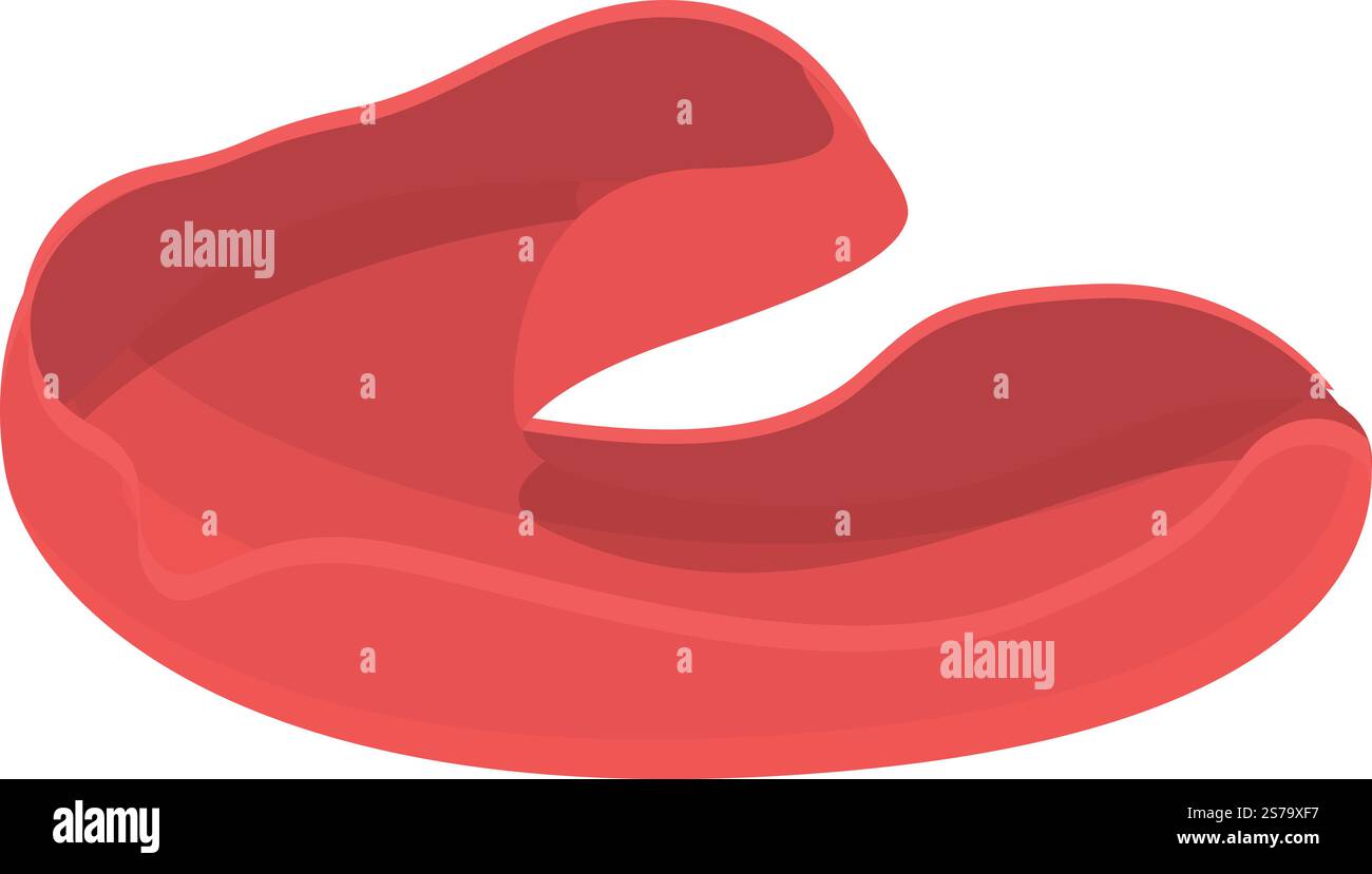 Accident mouthguard icon cartoon vector. Care guard. Helmet sport ...