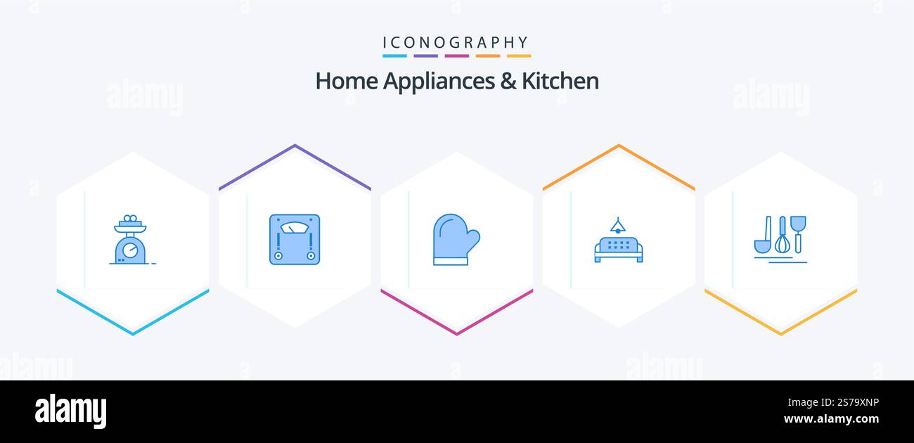 Home Appliances And Kitchen 25 Blue icon pack including . service. oven ...