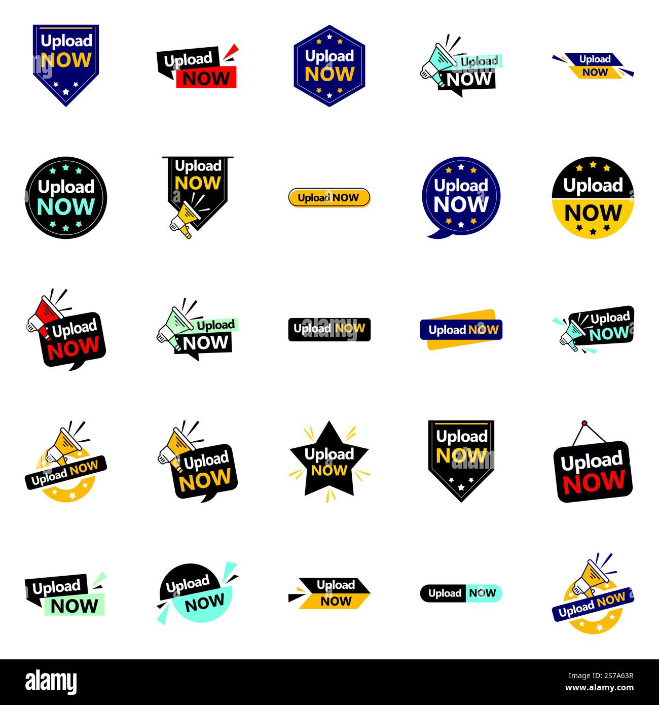 25 Editable Vector Designs in the Upload Now Bundle Perfect for ...
