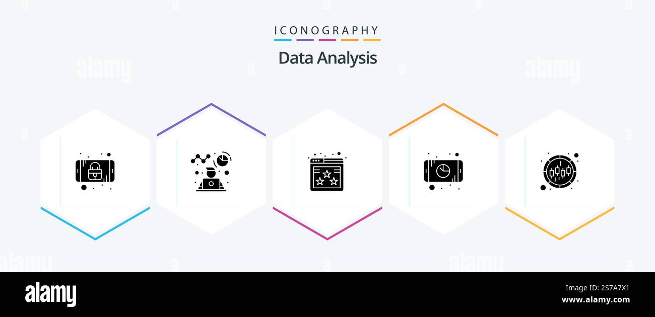 Data Analysis 25 Glyph icon pack including pie. data. chart. chart ...