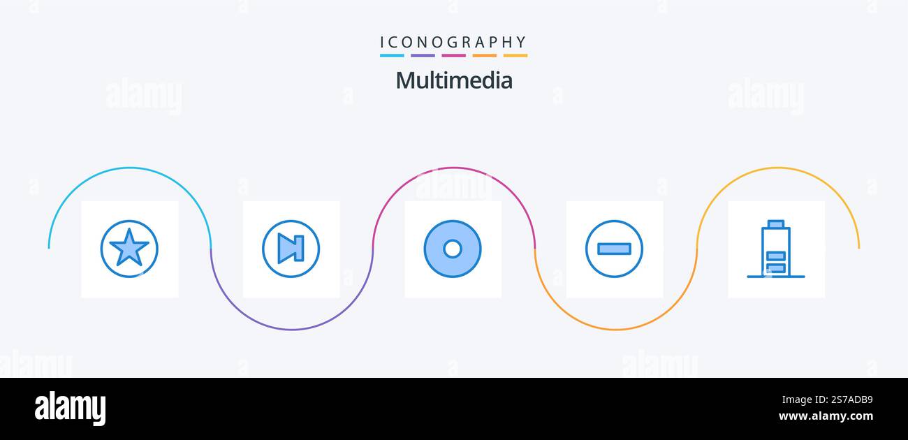 Multimedia Blue 5 Icon Pack Including . multimedia. delete. half. stop ...
