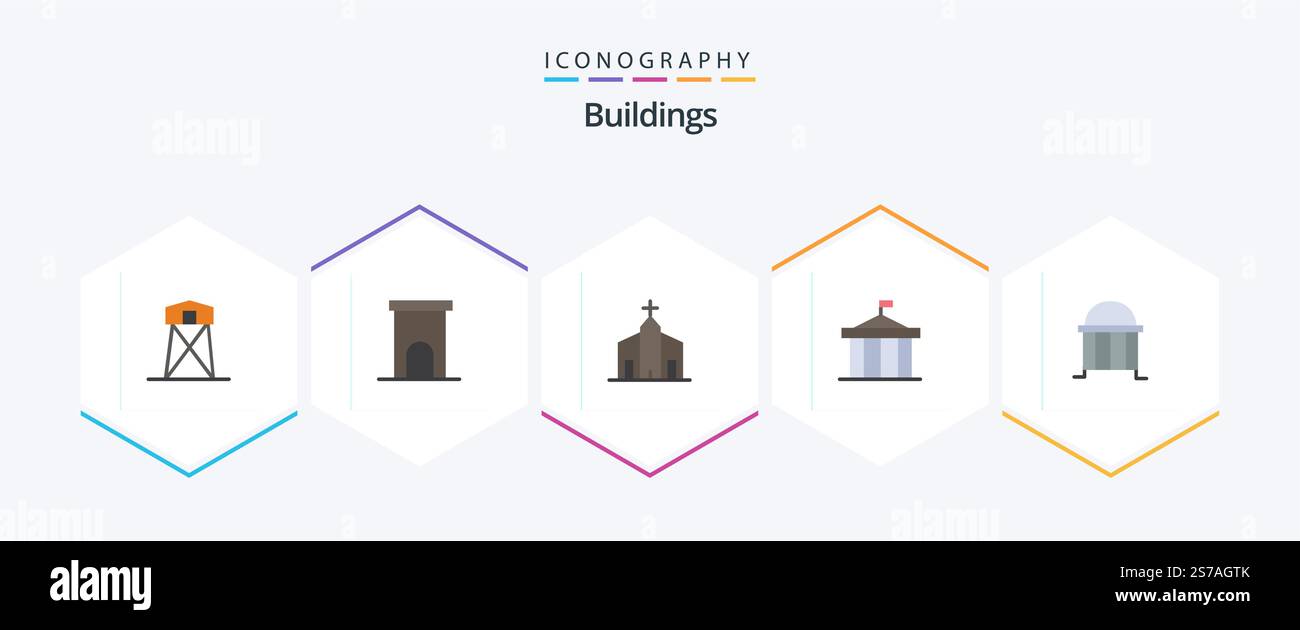 Buildings 25 Flat icon pack including columns. acropolis. property ...
