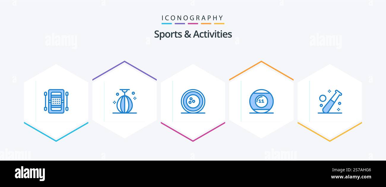 Sports and Activities 25 Blue icon pack including game. ball. speed ...