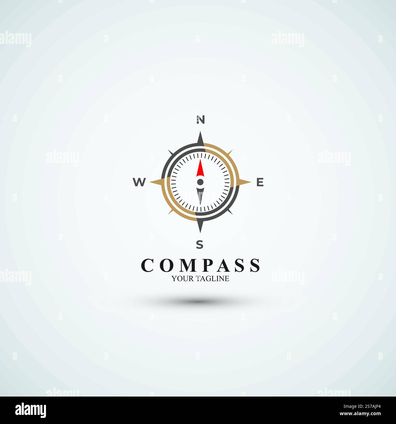 Compass logo design vector template Stock Vector