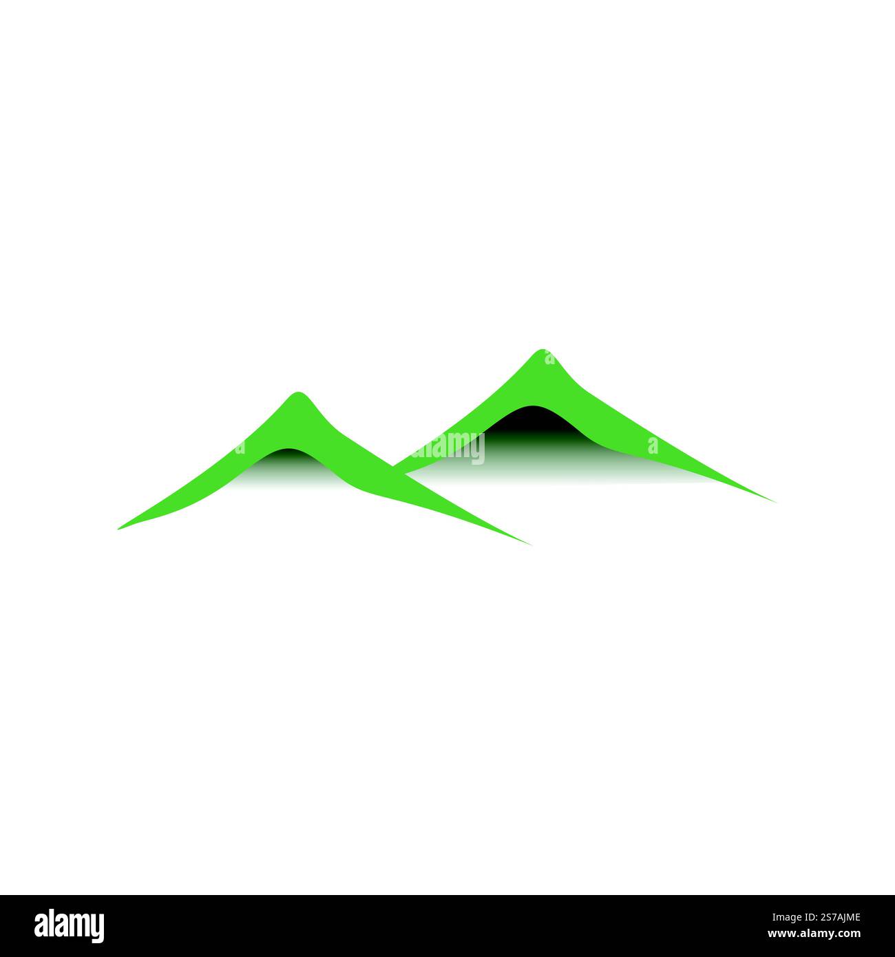 mountain icon logo design template Stock Vector Image & Art - Alamy