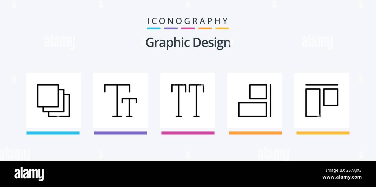 Design Line 5 Icon Pack Including . pencil. swap. Creative Icons Design ...