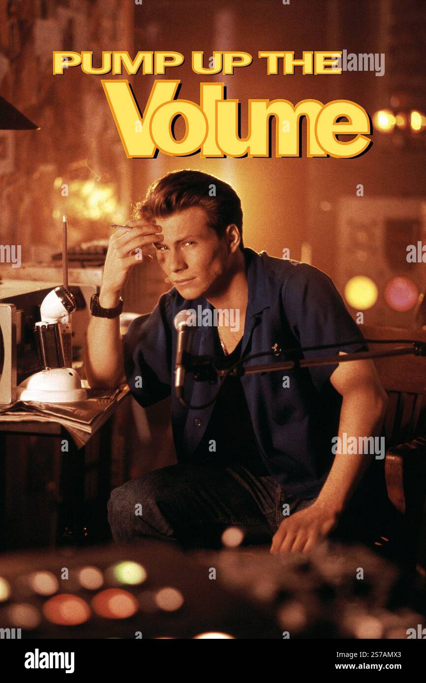 CHRISTIAN SLATER in PUMP UP THE VOLUME (1990), directed by ALLAN MOYLE ...