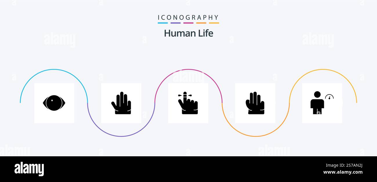 Human Glyph 5 Icon Pack Including . indicator. keep. human. avatar ...