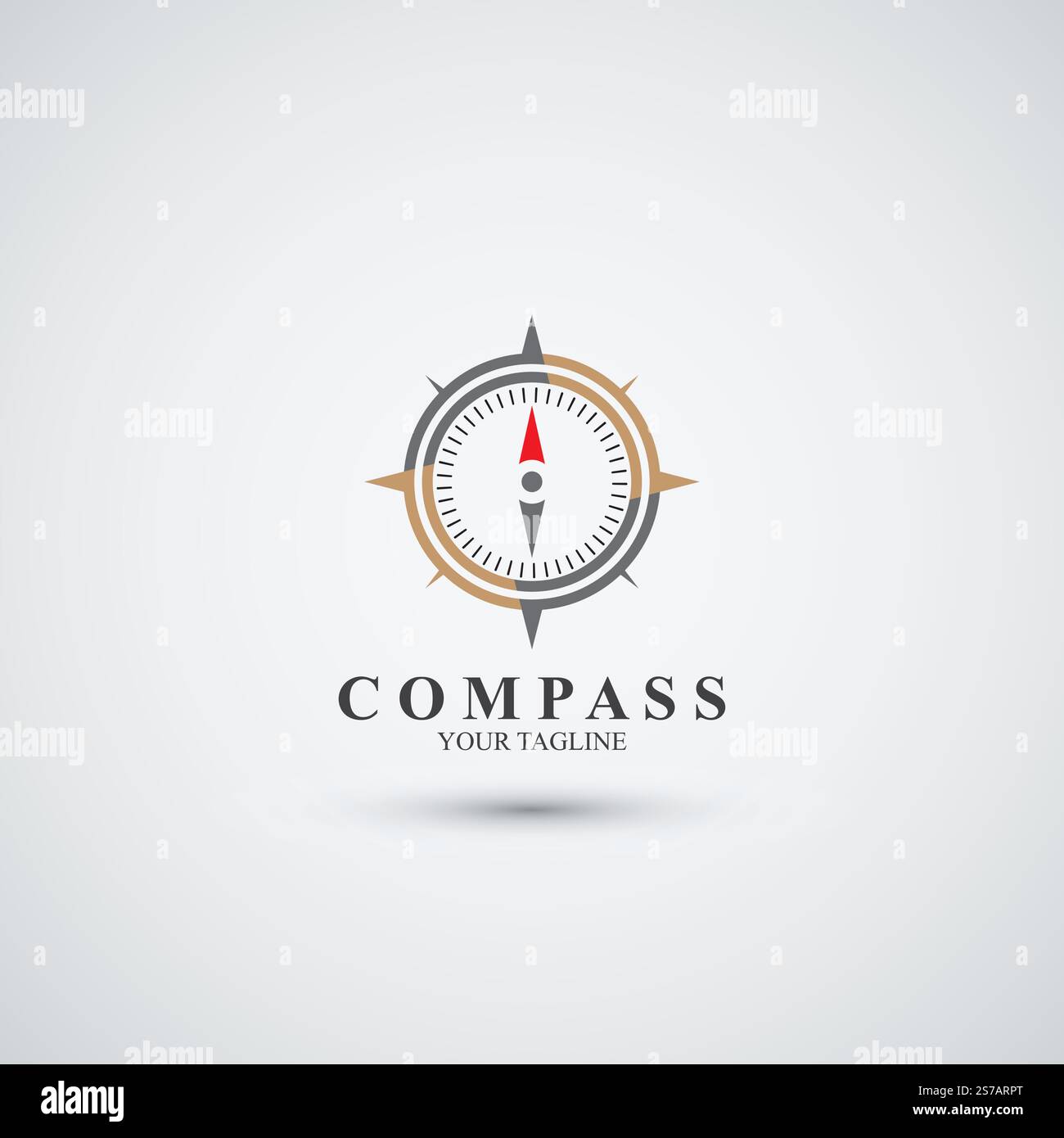 Compass logo design vector template Stock Vector