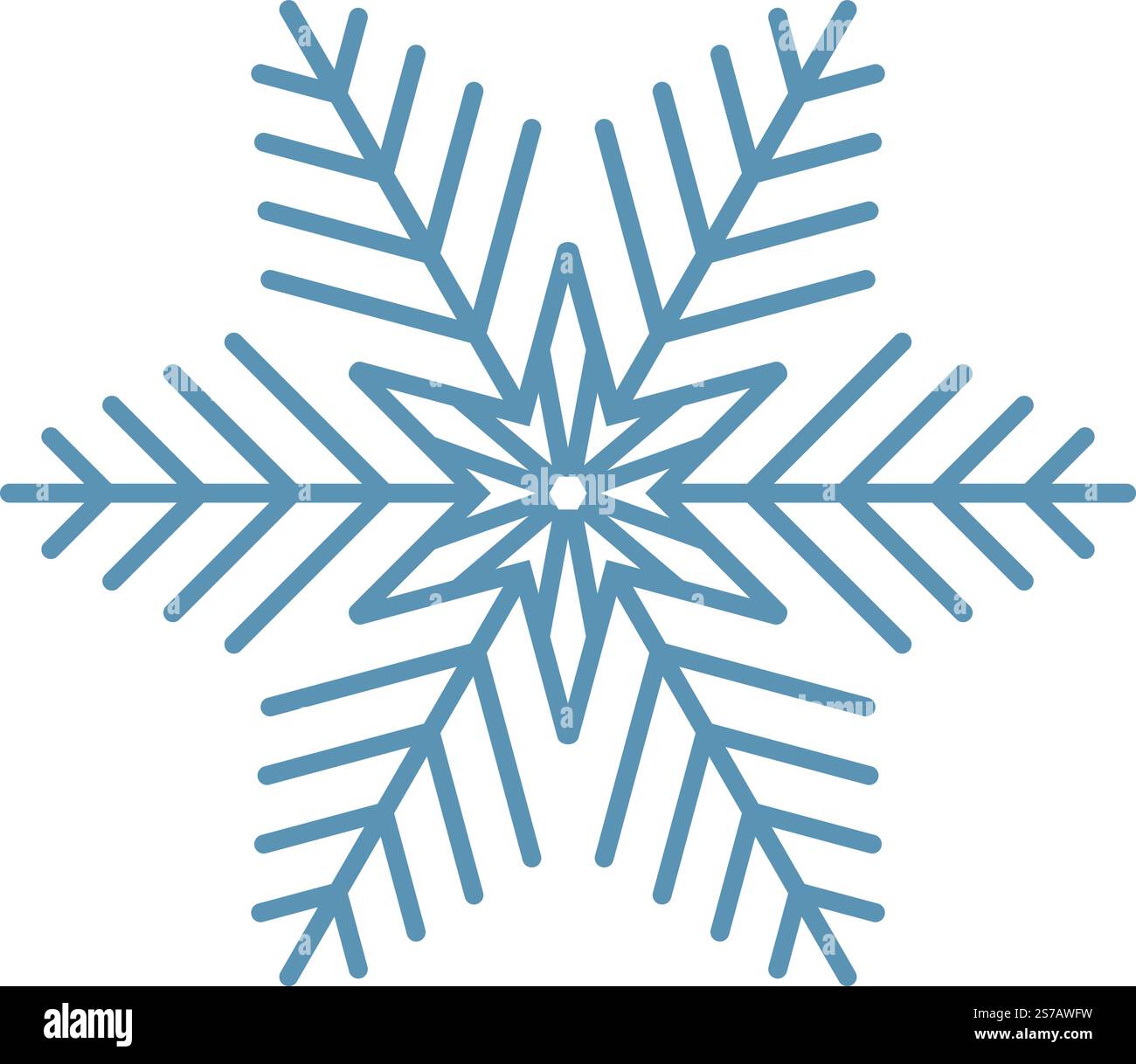 Snowflake Inner Wonderland vector vectors hi-res stock photography and images - Alamy