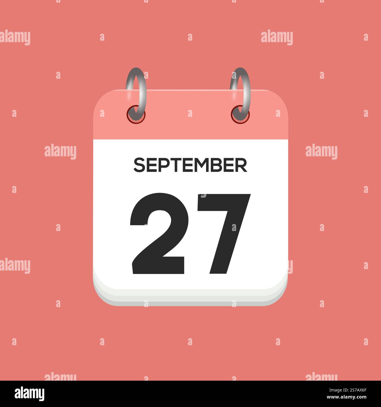 Day page calendar cut out Stock Vector Images - Alamy