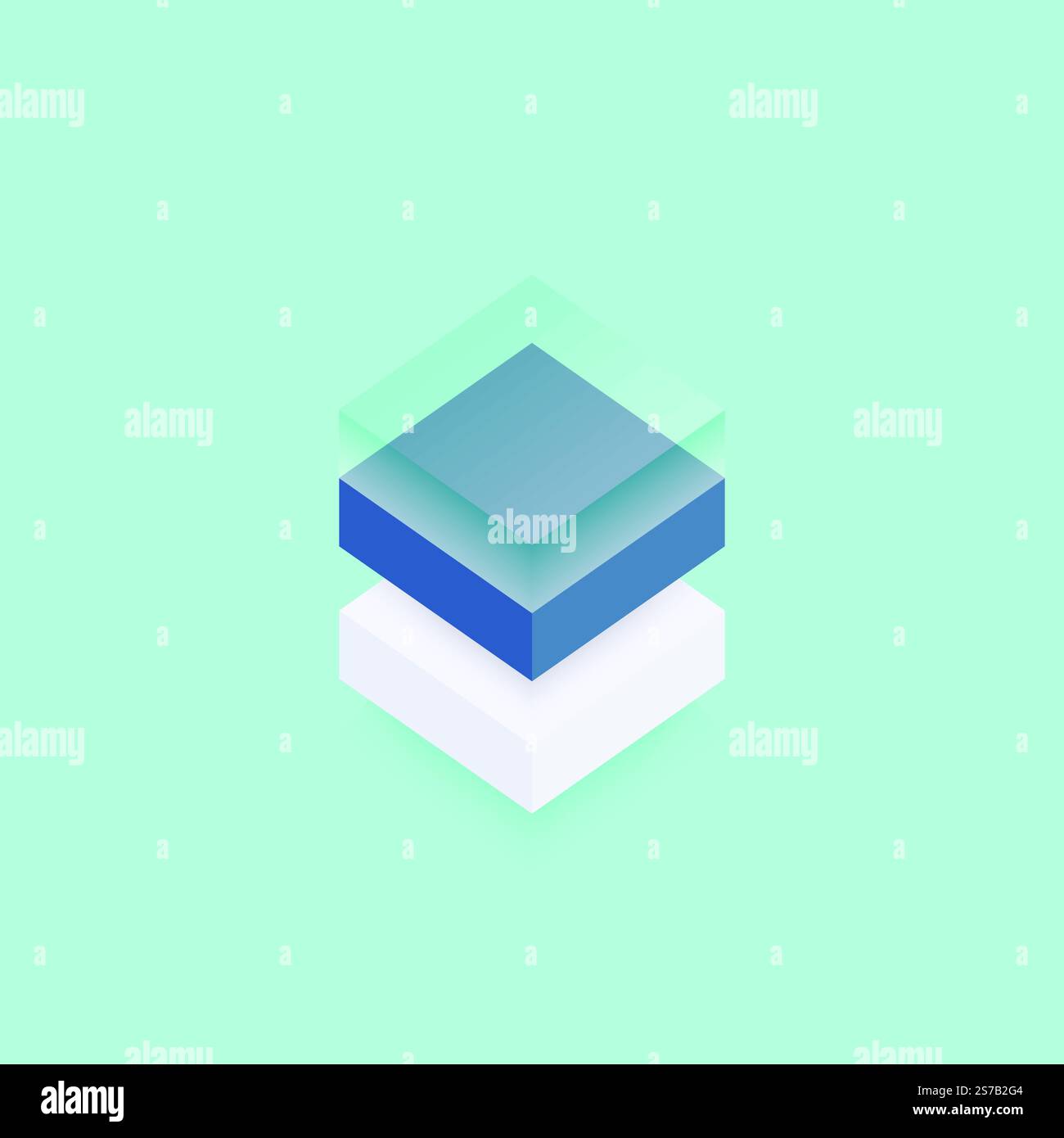 Creative background pattern from connected hexagons Stock Vector