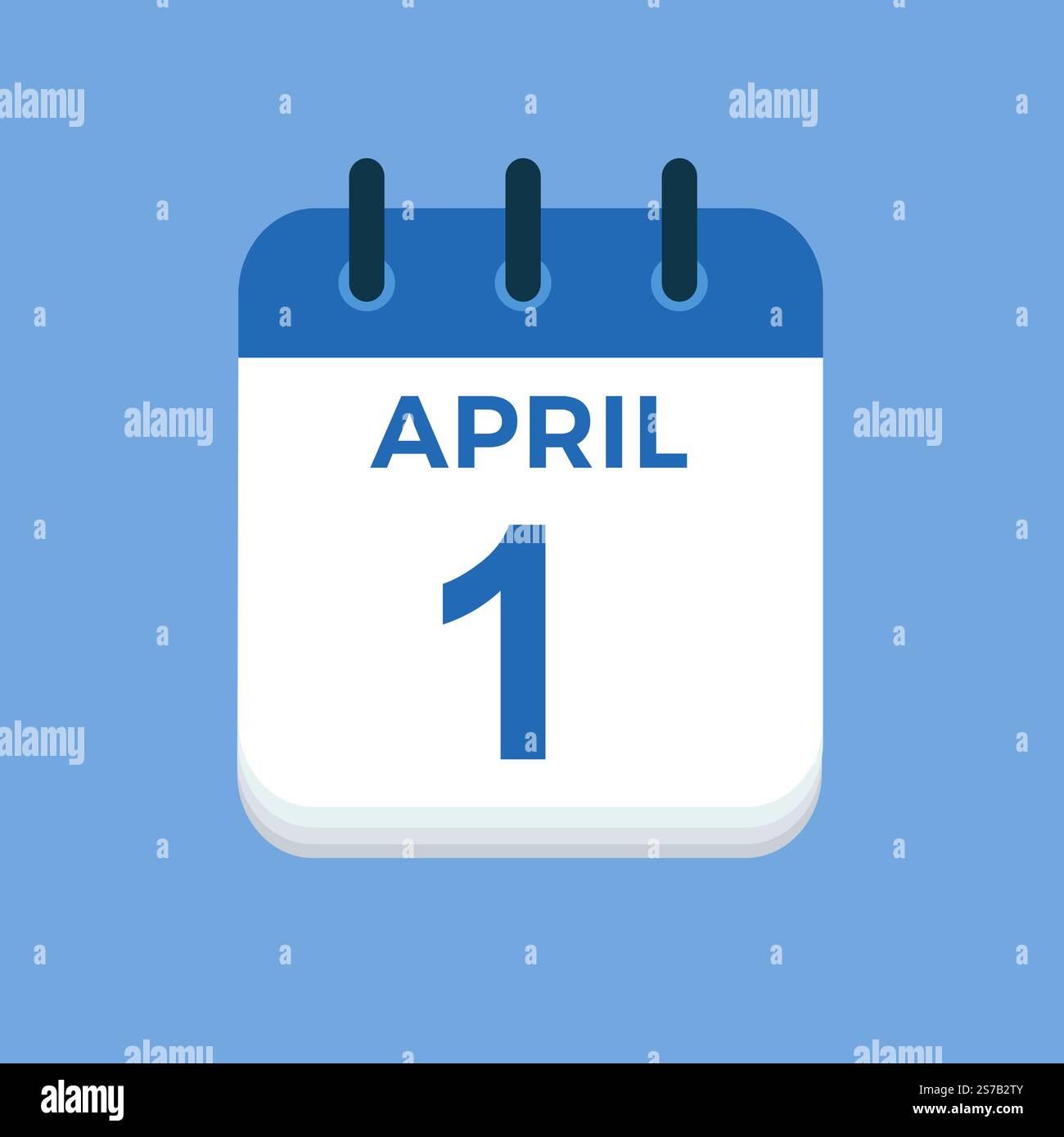April 1 calendar and time planner daily calendar icon reminder