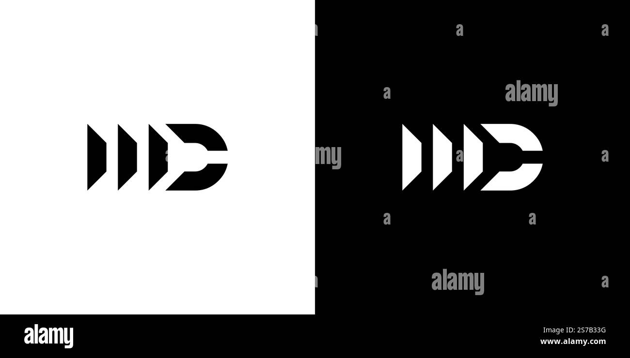 Modern and cool MD logo design Stock Vector Image & Art - Alamy
