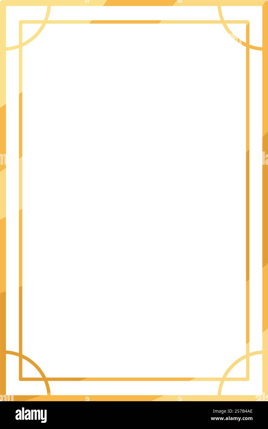 elegant golden frame Stock Vector Image & Art - Alamy
