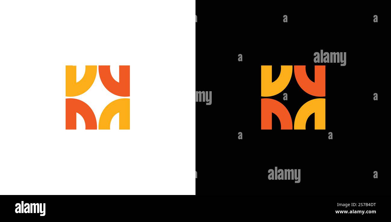 Unique and modern K spark logo design Stock Vector