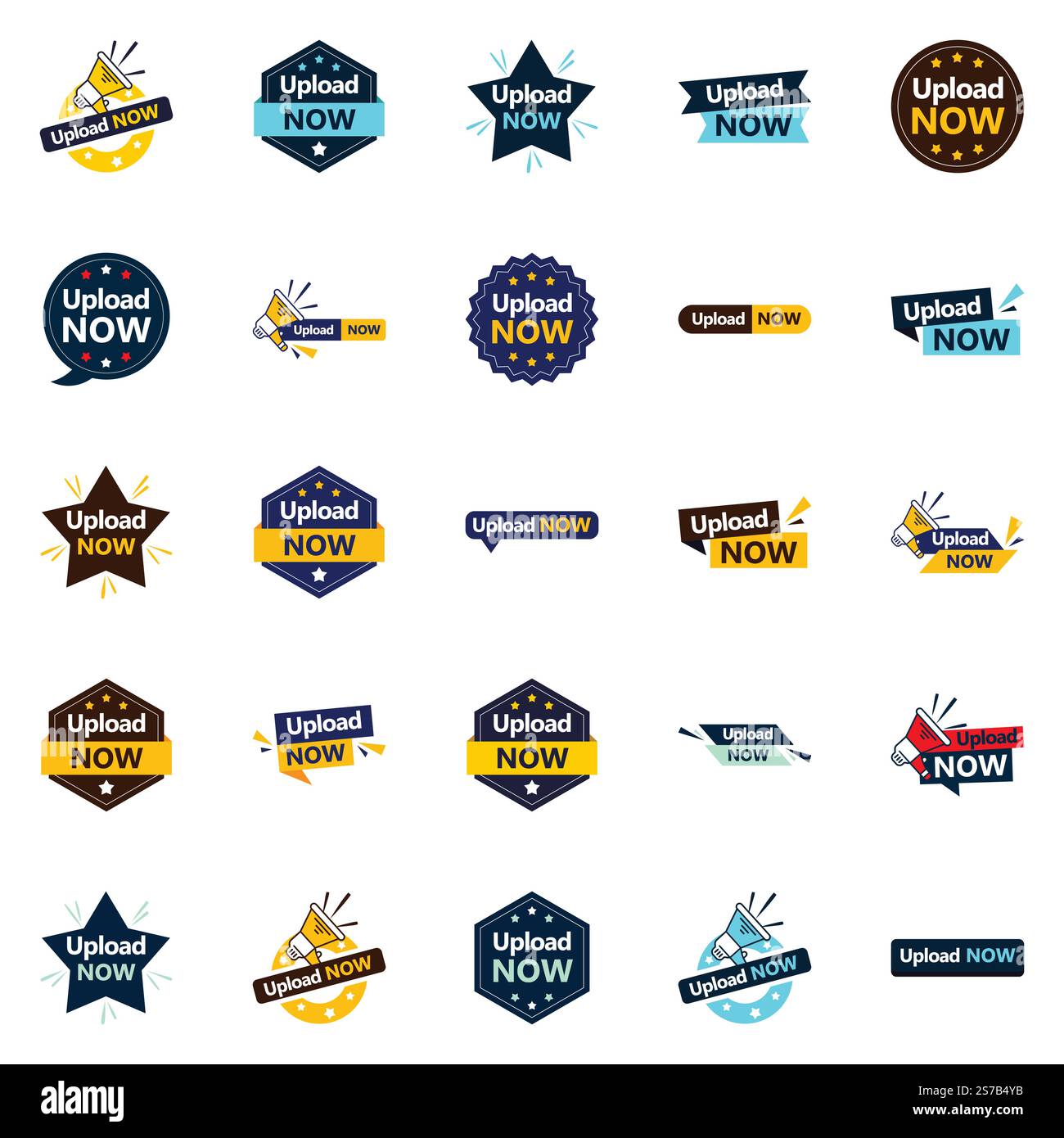 25 Customizable Vector Designs in the Upload Now Bundle Perfect for ...