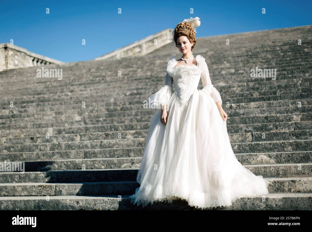 Photo inspiration: Visual Reference: Emilia Schule In Marie Antoinette 2022 Directed By Pete Travis