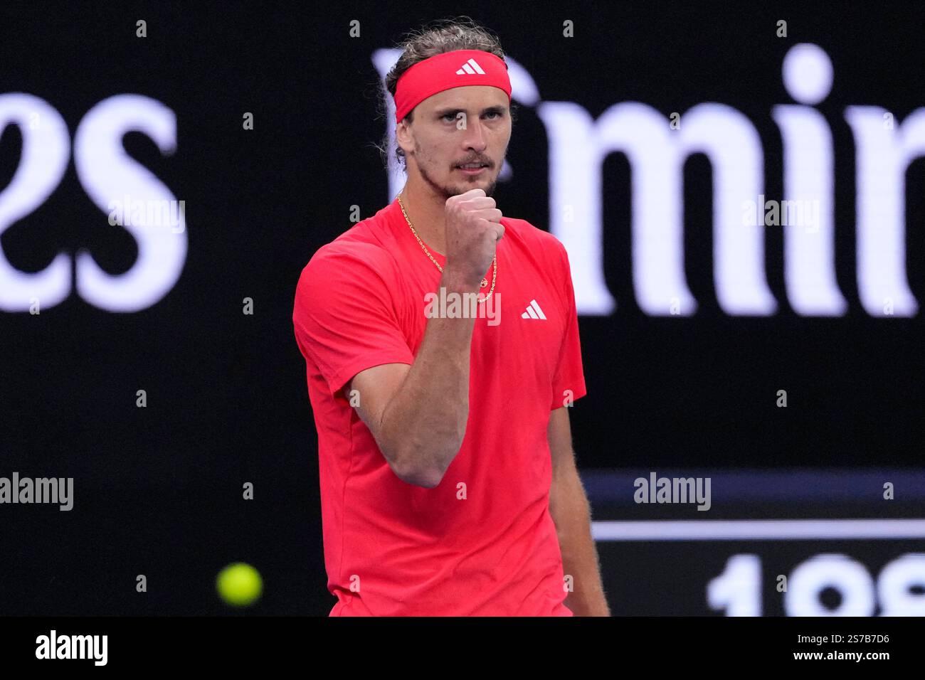 Alexander Zverev of Germany celebrates after defeating Ugo Humbert of