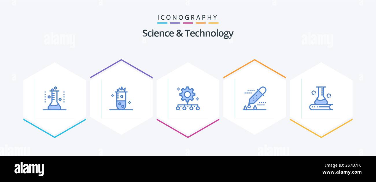 Science And Technology 25 Blue icon pack including microbiology ...