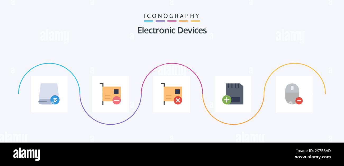 Devices Flat 5 Icon Pack Including hardware. devices. hardware ...