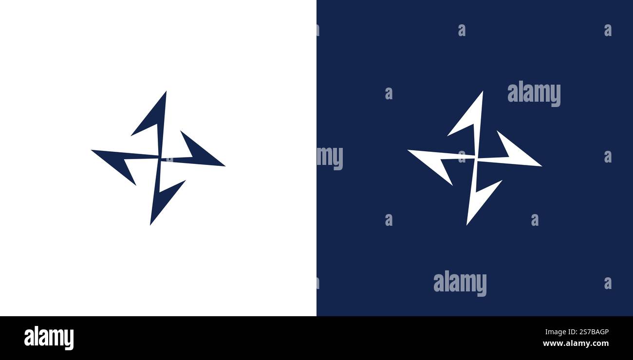 Modern and simple star icon logo design Stock Vector