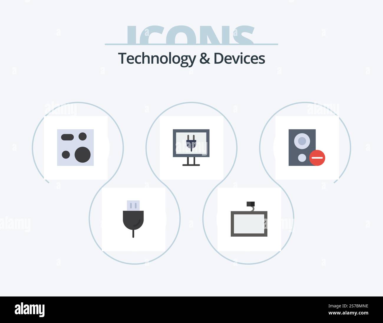 Devices Flat Icon Pack 5 Icon Design. devices. tv. cooking. internet ...