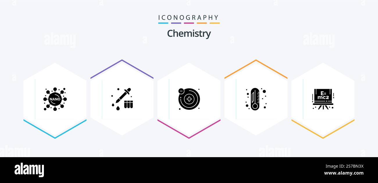 Chemistry 25 Glyph icon pack including . . molecule. science. chemistry ...