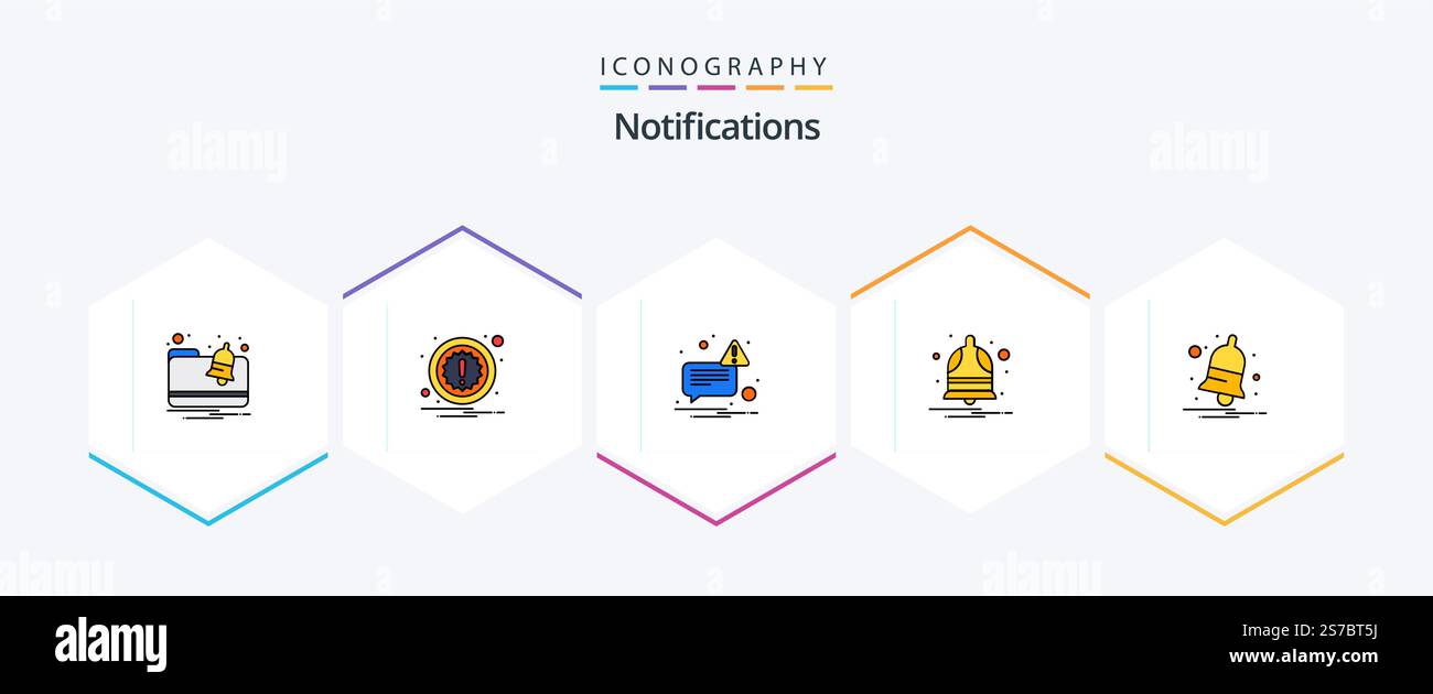 Notifications 25 FilledLine icon pack including . notify. sent ...