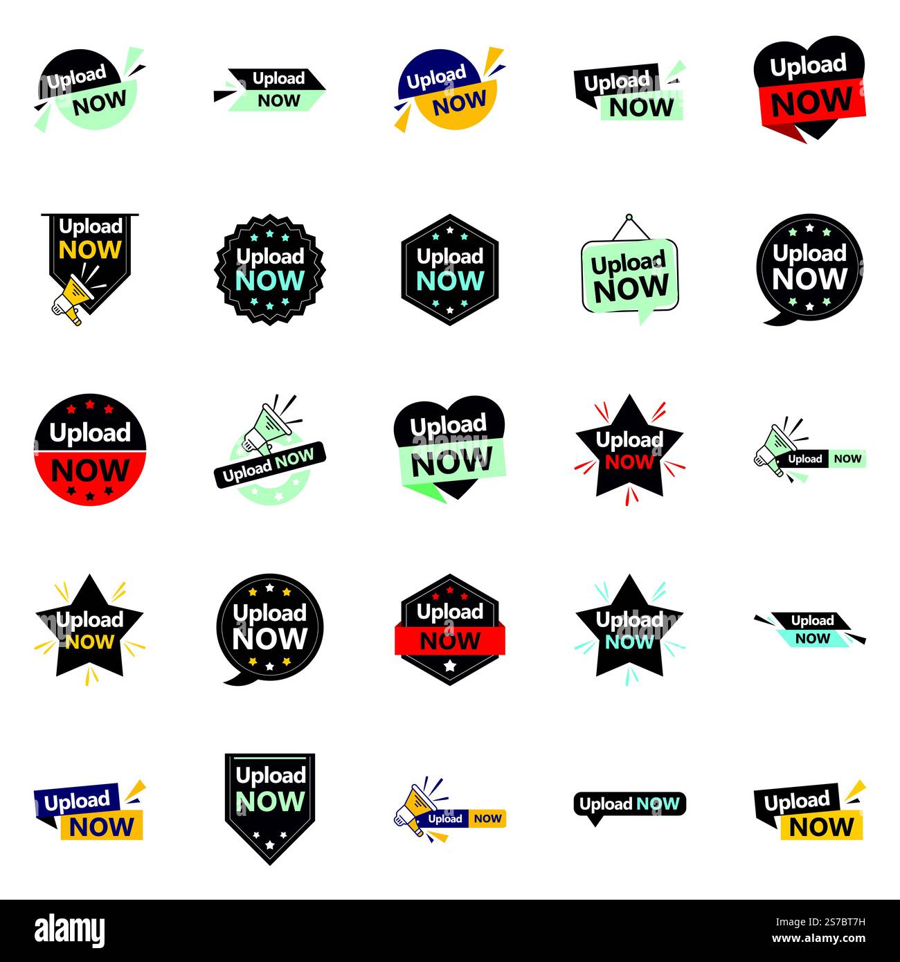 Upload Now Bundle 25 Fully Editable Vector Designs for Marketing ...