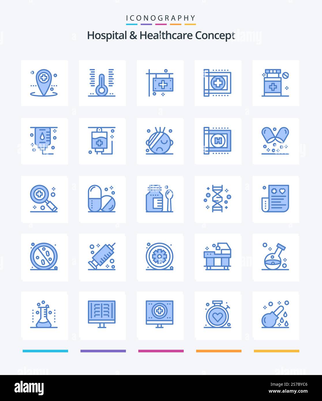 Creative Hospital & Healthcare Concept 25 Blue icon pack Such As ...