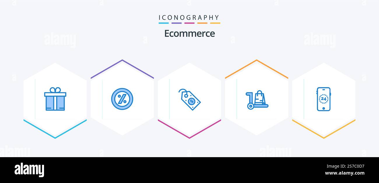 Ecommerce 25 Blue icon pack including shopping. ecommerce. price. cart ...