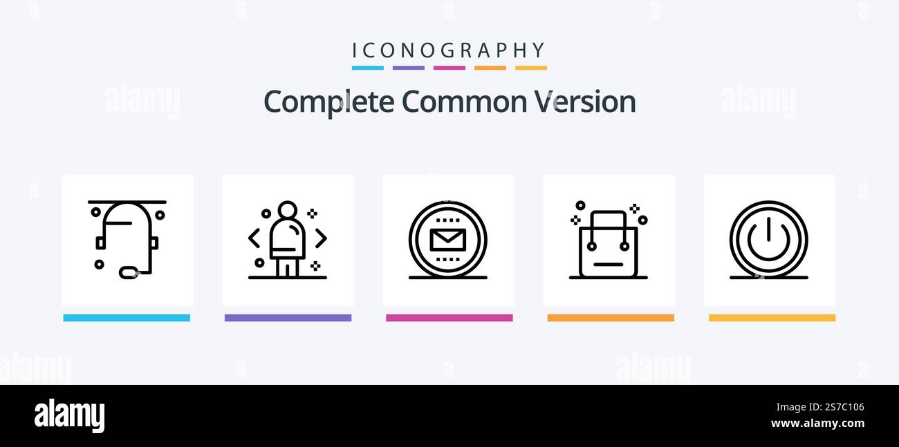 Complete Common Version Line 5 Icon Pack Including support ...