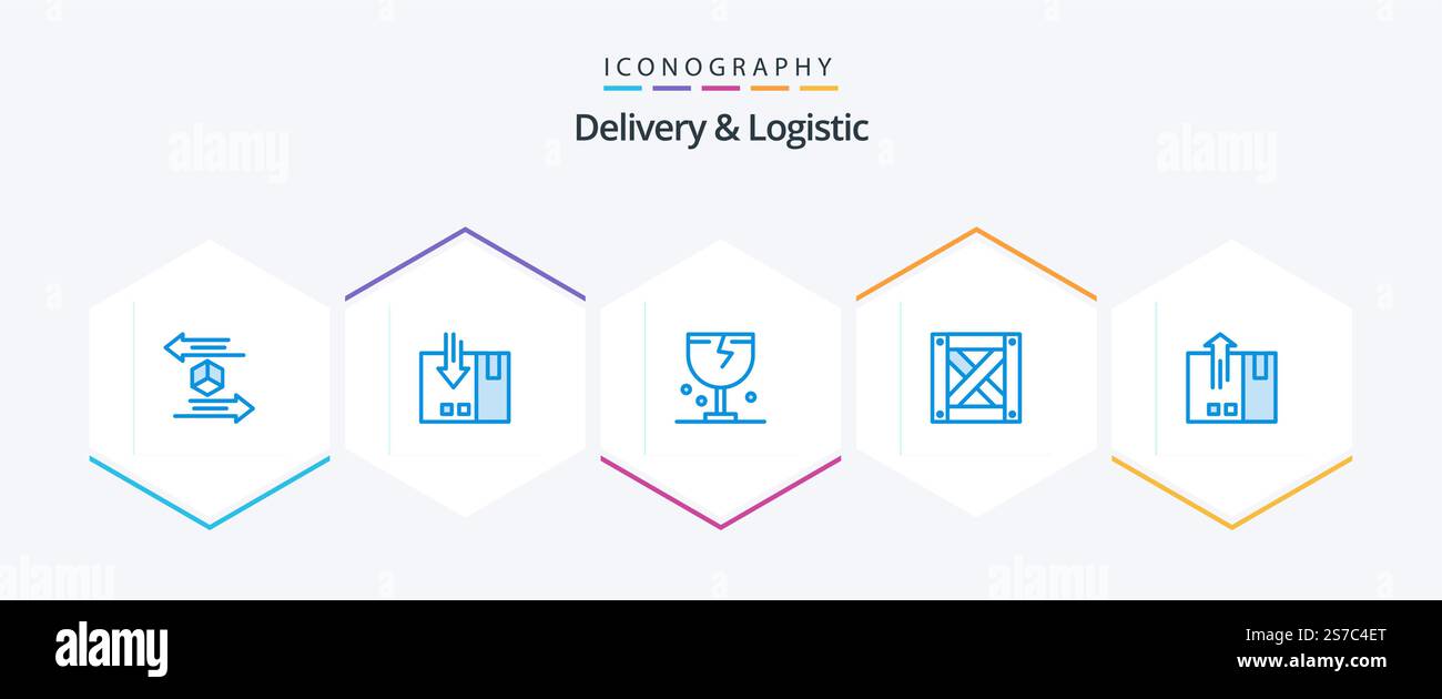Delivery And Logistic 25 Blue icon pack including wood. logistic ...