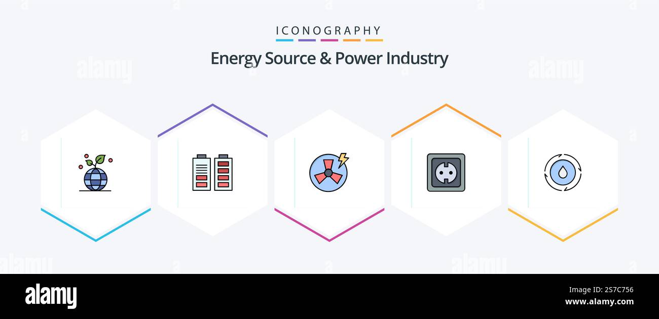 Energy Source And Power Industry 25 FilledLine icon pack including ...