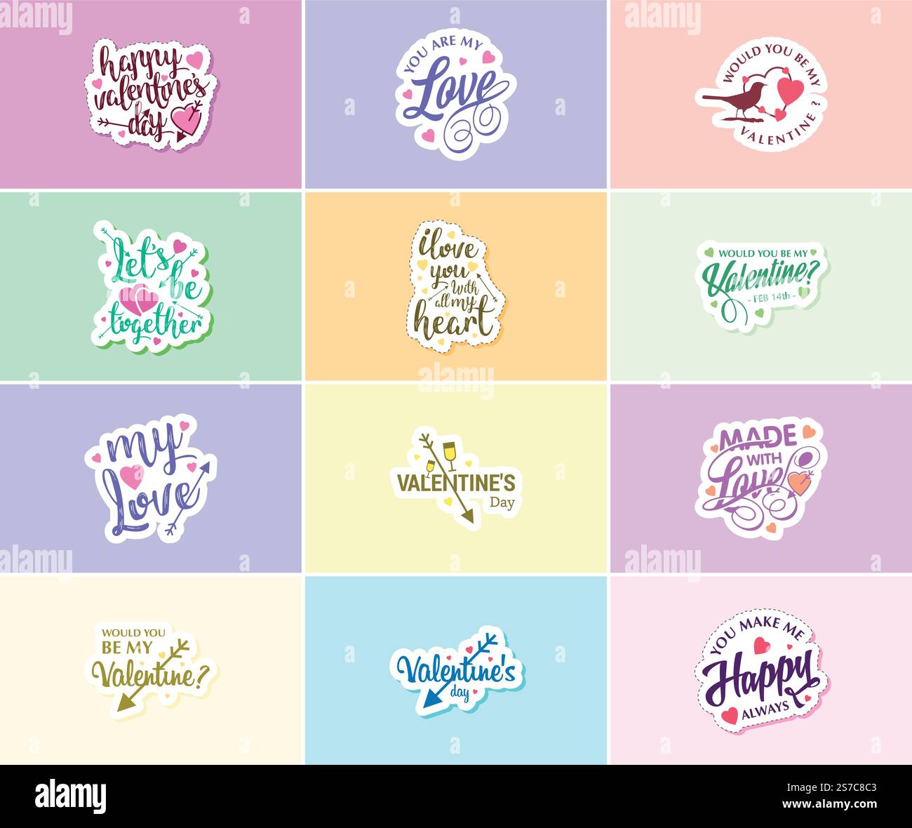Valentine’s Day Graphics Stickers to Share Your Love and Affection ...