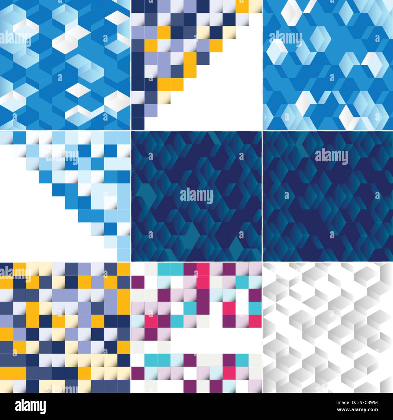 Cover Square Color Vector background with an illustration of abstract squares and a ...