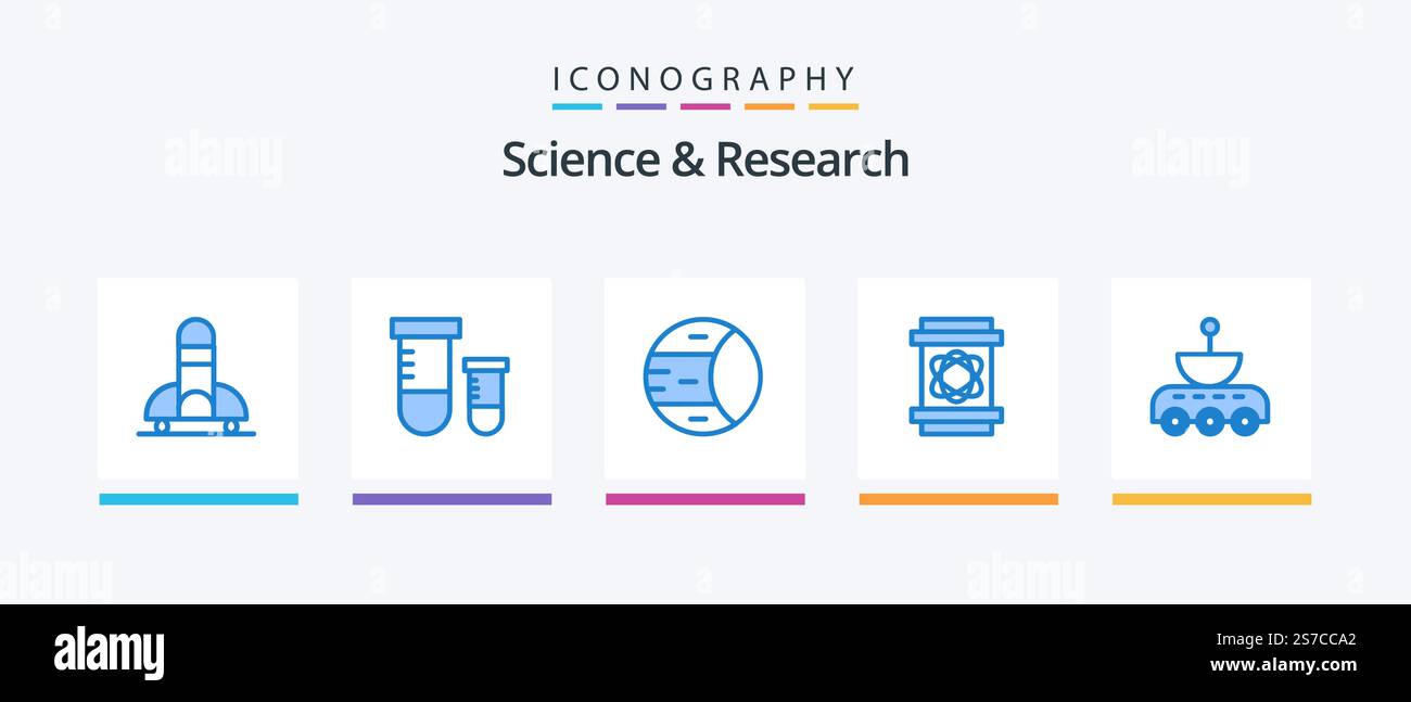 Science Blue 5 Icon Pack Including satellite. space. planet. science ...