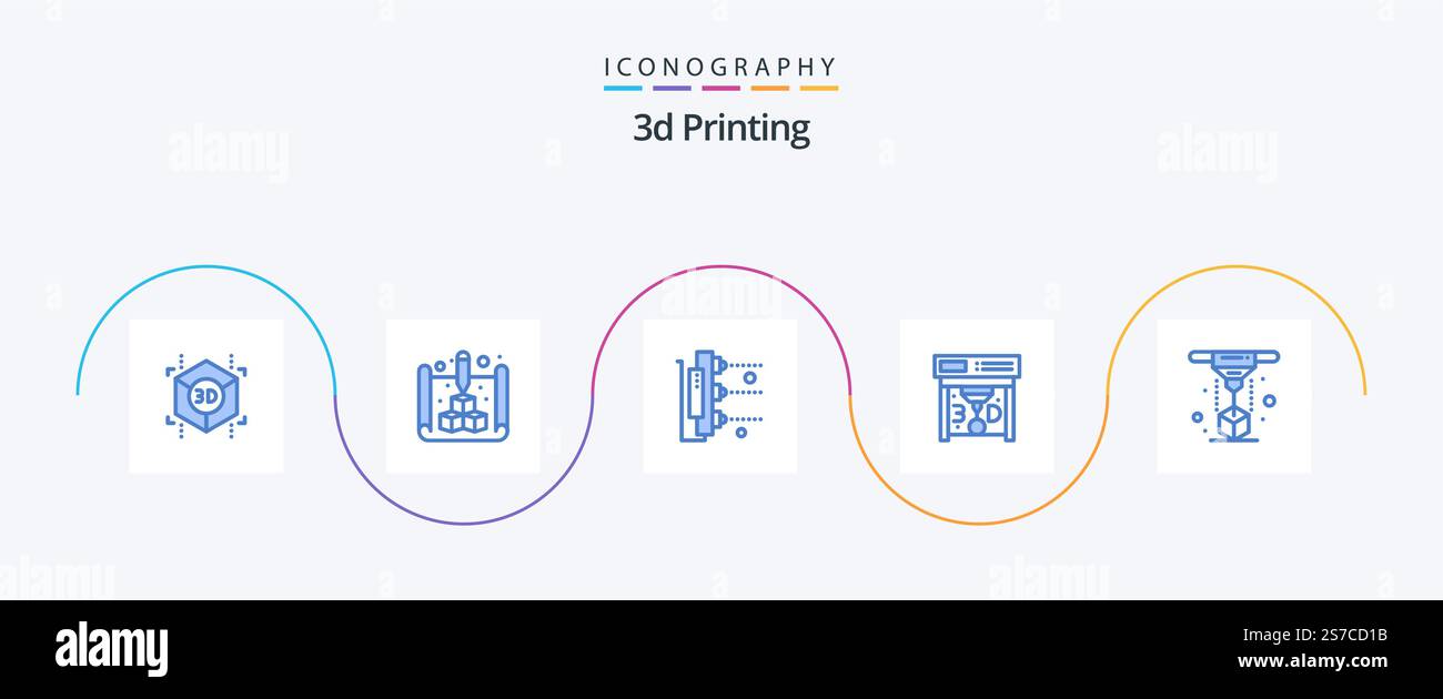 3d Printing Blue 5 Icon Pack Including printing. 3d printing. 3d. 3d ...