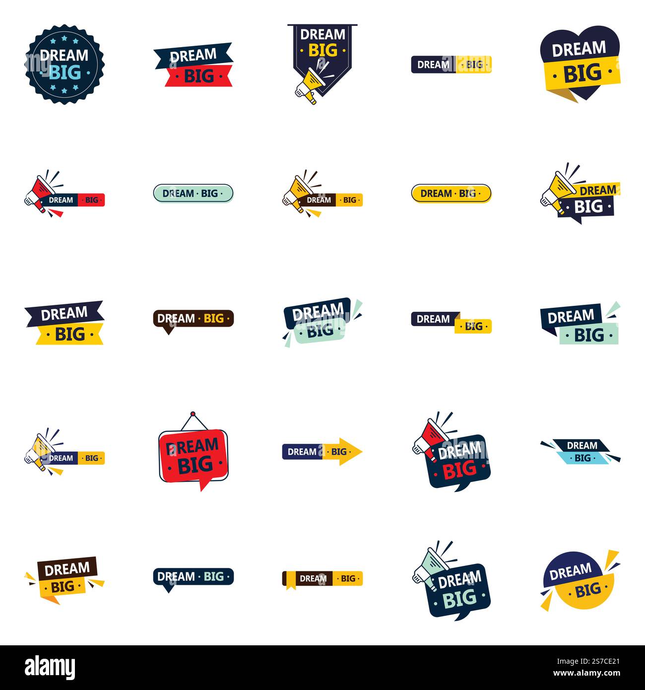 Dream Big Versatile Vector Images for manifesting your desires 25 pack ...
