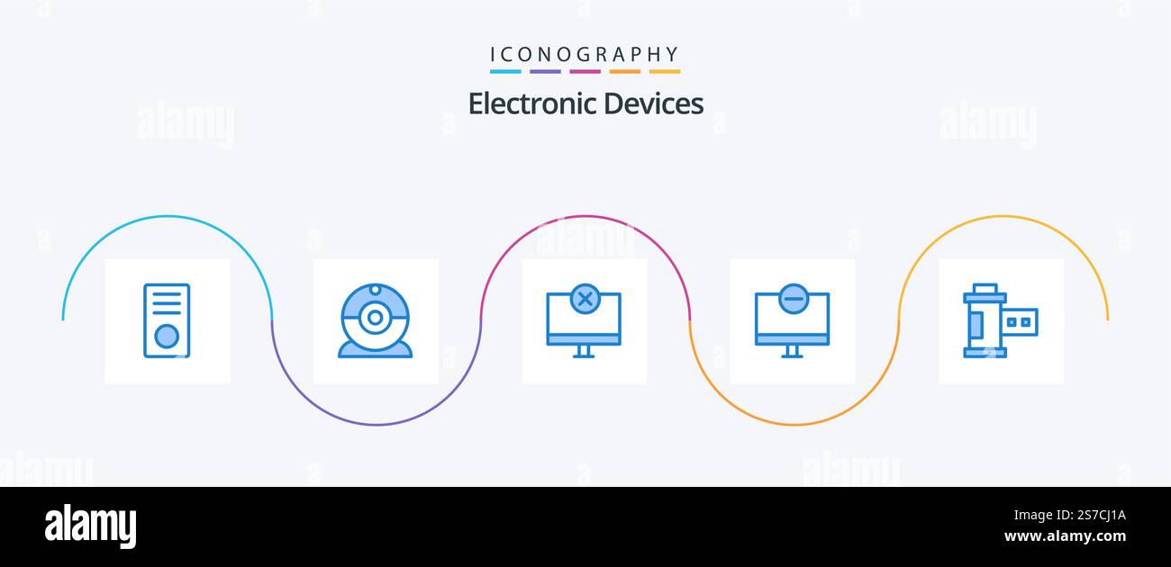Devices Blue 5 Icon Pack Including . photo. computers. film. monitor ...