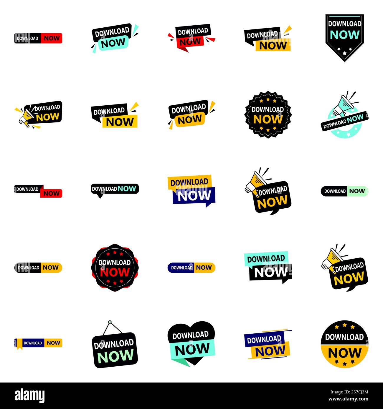 Download now A pack of 25 vector designs for various business types ...