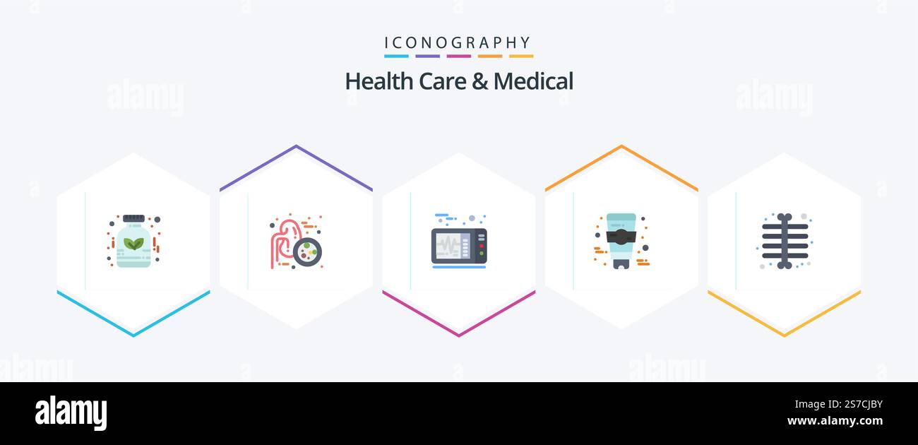 Health Care And Medical 25 Flat icon pack including . ray ...