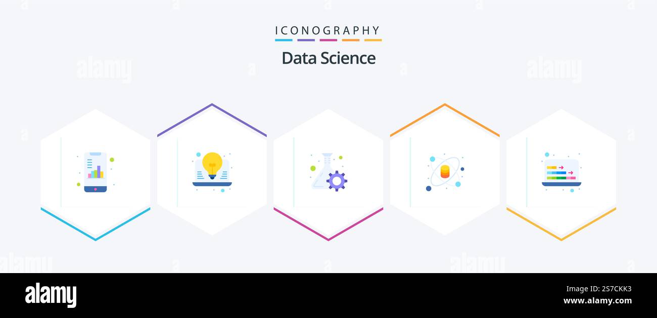 Data Science 25 Flat icon pack including science. data. seo. chemistry ...