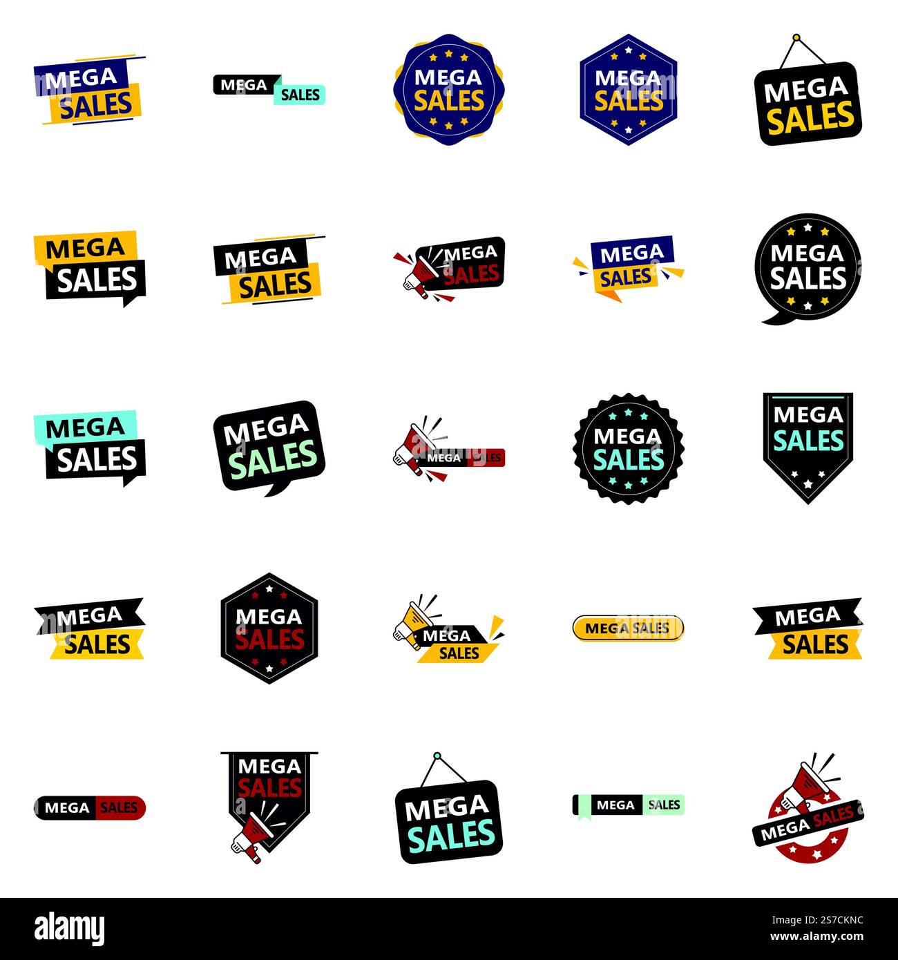 The Mega Sale Vector Pack 25 Stunning Designs for Your Marketing Needs ...