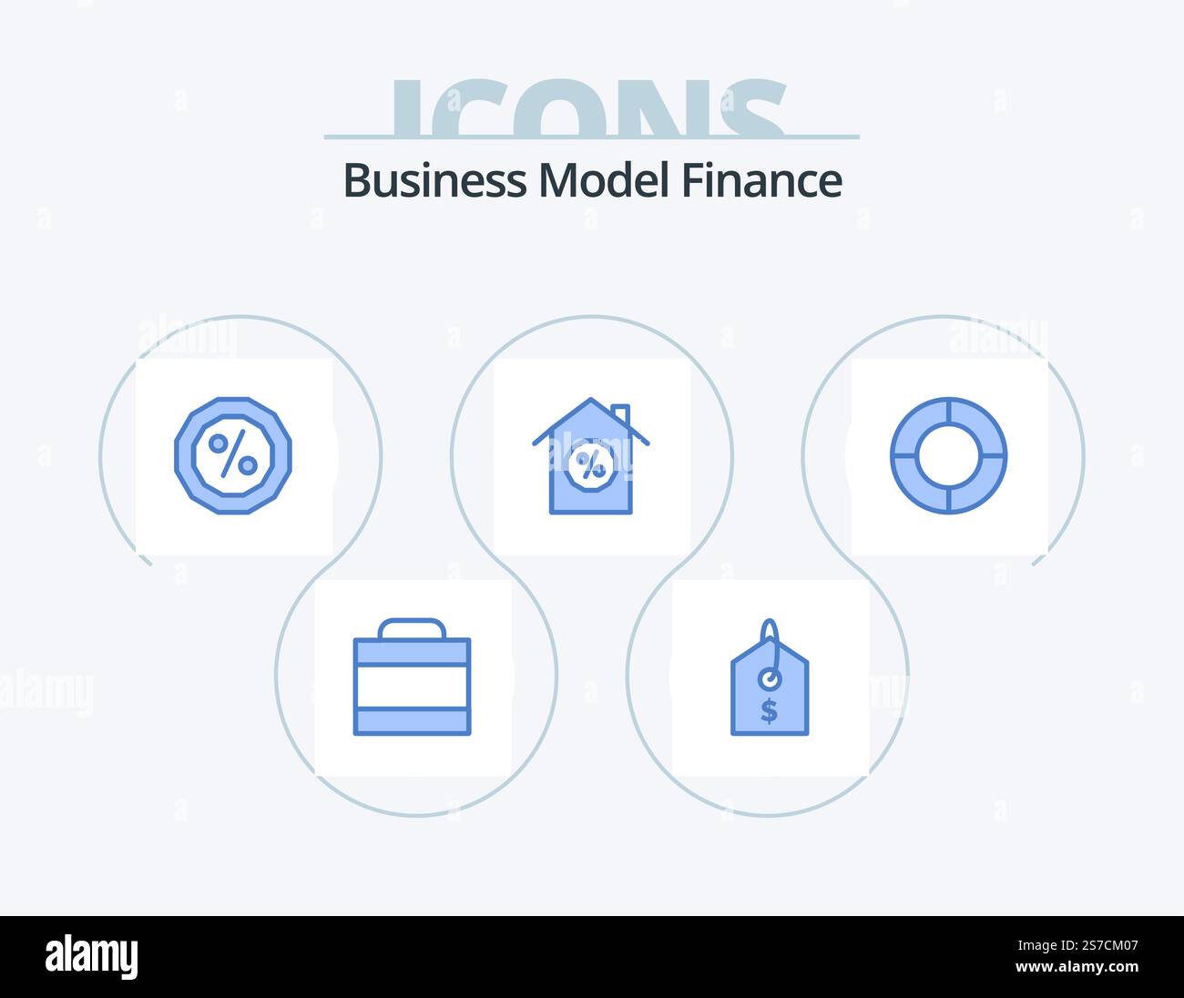 Finance Blue Icon Pack 5 Icon Design. . . percent. pie. chart Stock ...