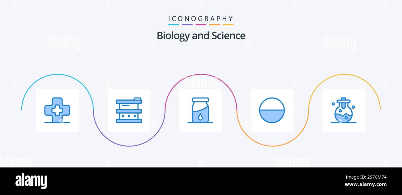 Biology Blue 5 Icon Pack Including . laboratory. bottle. lab. tablet ...