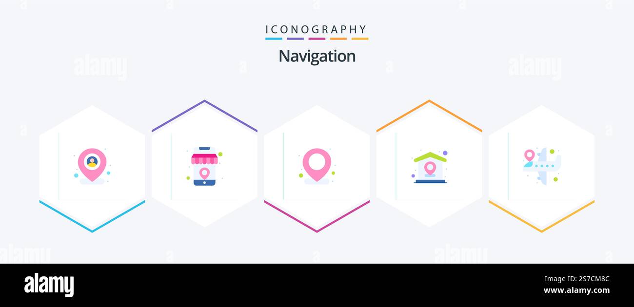 Navigation 25 Flat icon pack including airplane location. map. pin ...